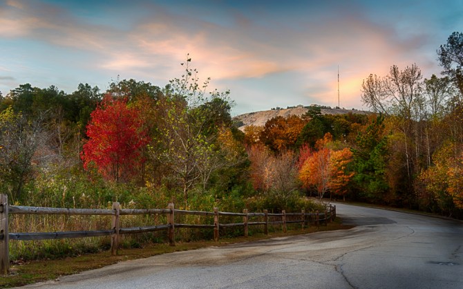 Stone Mountain Sunset