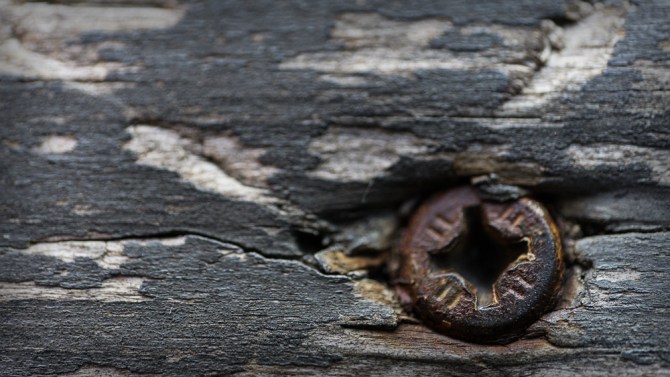 Rusty screw