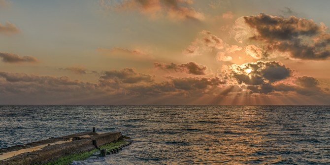 One of the highlights of the trip was the Shabbat service on the Tel Aviv pier, with this amazing sunset.
